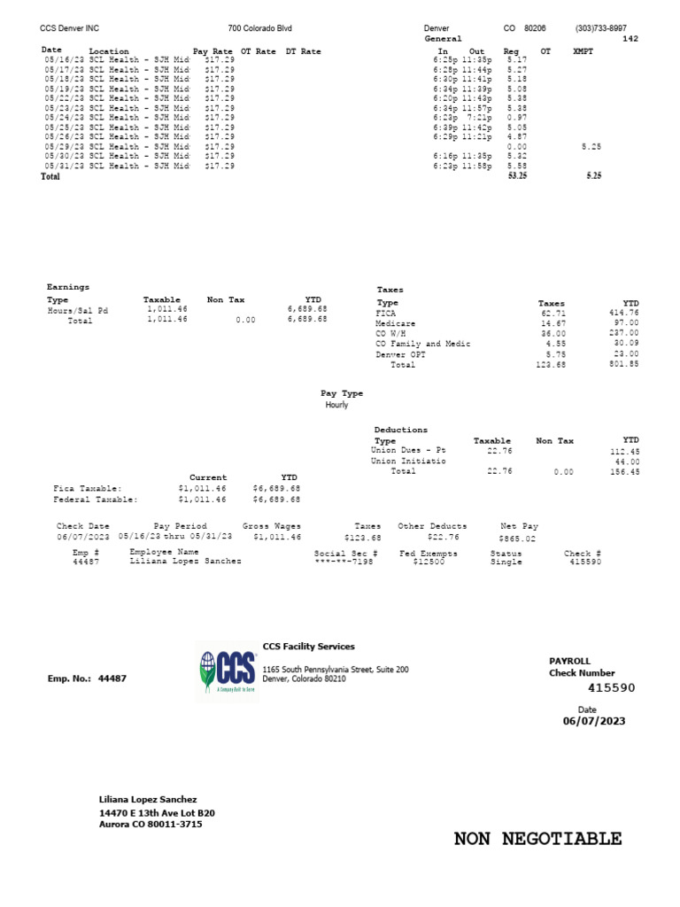 Non Negotiable: 142 General | PDF | Payments | The United States