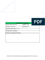 Unit Planning Template For Holistic Science Teaching