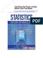 Statistics Unlocking The Power of Data 1st Edition Lock Test Bank
