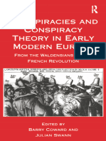COWARD, B. Conpiracies and Conspiracy Theory in Early Mordern Europe