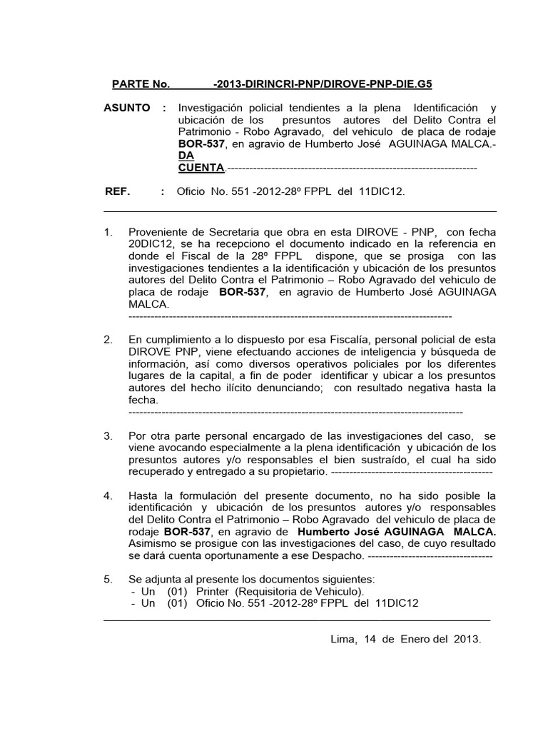 Ident. y Ubic ALIAS | PDF | Fiscal | Policía