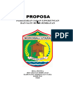 Proposal Jalan Lingkungan Desa Peonea