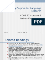 6.? Using Corpora For Language Research. Web As Corpus