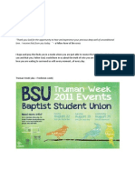 BSU Report September 2011