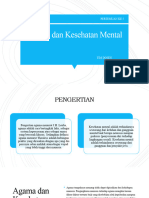 Pertemuan 5 Agama Dan Kesehatan Mental