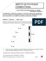 Examen de Phsyique