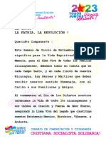 Circular - Al 45-19 La Patria, La Revolucion - 30 Oct 2023