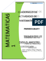 1mat3 Maestro - Matematicas Cuadernillo de Actividades