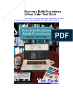Practical Business Math Procedures 11th Edition Slater Test Bank
