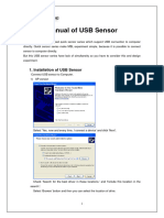 USB Sensor Manual - en