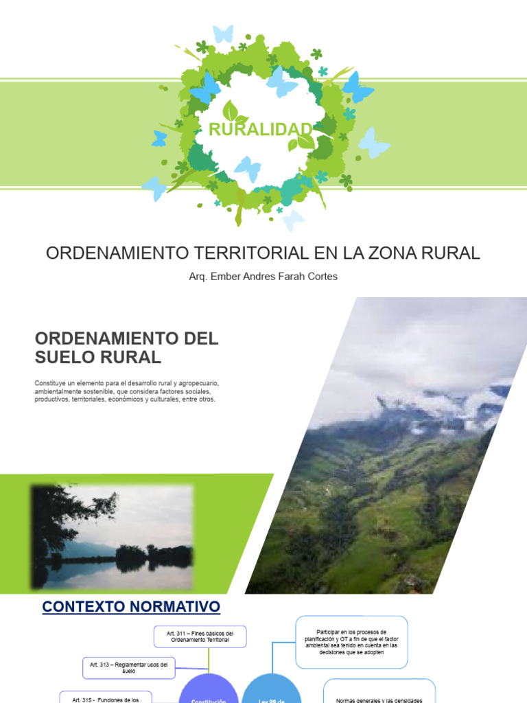 Ordenamiento del Suelo Rural Sostenible | PDF | Área rural | Ciencias ...