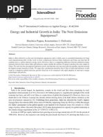 Energy and Industrial Growth in India