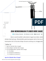 Cara Mudah Menggunakan Cylinder Bore Gauge