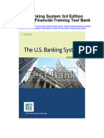 U S Banking System 3rd Edition Center For Financial Training Test Bank