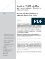 STROBE Translation Portuguese Commentary Malta RevSaudePublica 2010 Checklist
