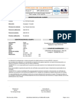 Certificado de Calibracion APP LAB RE 046 23