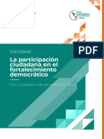 DESCO - La Participación Ciudadana en El Fortalecimiento Democrático