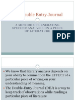 The Double Entry Journal