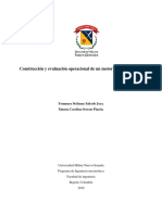 Construcción y Evaluación Operacional de Un Motor Stirling A Escala