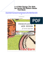Principles of Web Design The Web Technologies Series 5th Edition Skalar Test Bank