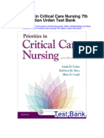 Priorities in Critical Care Nursing 7th Edition Urden Test Bank