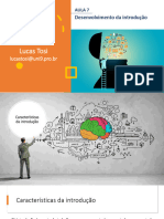 Aula 7 - Desenvolvimento Da Introdução PDF