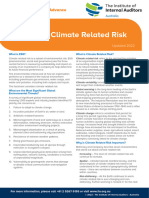 Factsheet Climate Related Risk