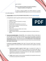 Documentos Matrícula Académica Cali - 2021