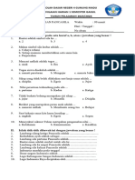 Sekolah Dasar Negeri 4 Gunung Madu Penilaian Harian 1 Semester Ganjil TAHUN PELAJARAN 2023/2024