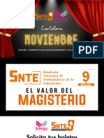 Cartelera Noviembre Snte