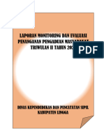 NO 11.D Laporan MONEV Pengaduan TW - II Th. 2022