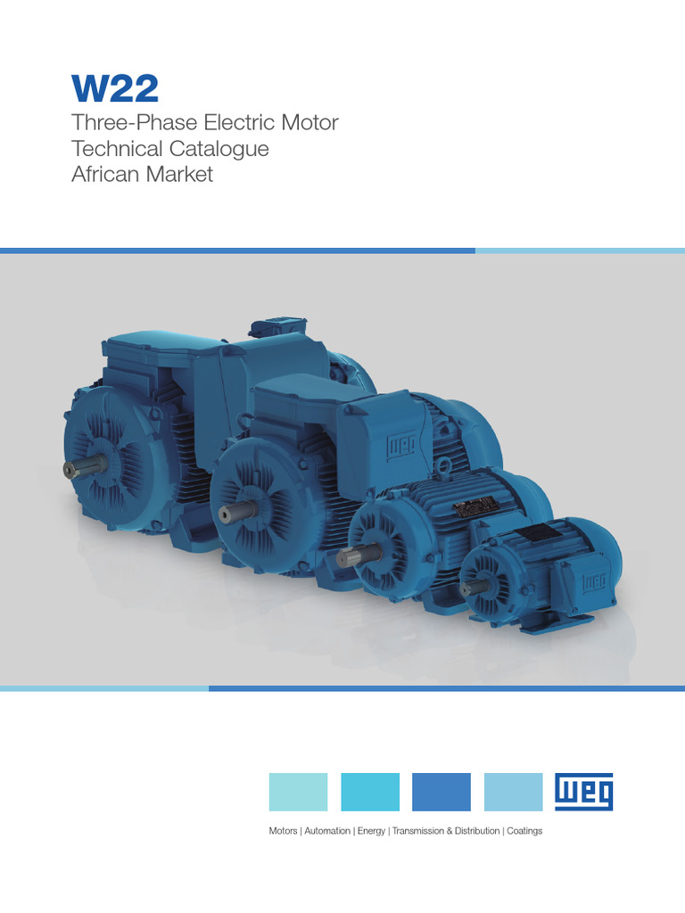W22 Three-Phase Motor Technical Guide | PDF | Electric Motor ...