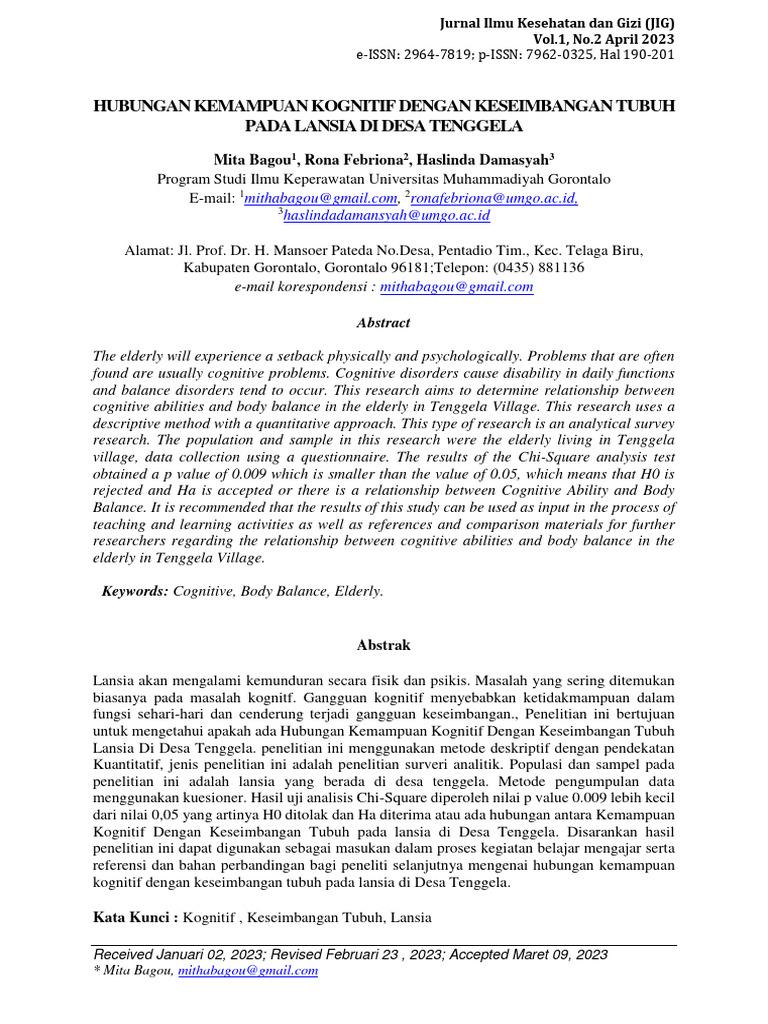 Vol.1,+No.2+April+2023+hal+190-201 (1) | PDF | Cognition | Science