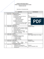 AGENDA ACARA RAPAT KERJA 1 Ref 1