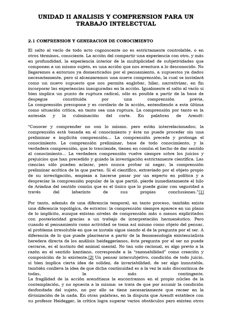 Unidad II Seminario de Hab-Analisis y Comprension para Un Trabajo ...