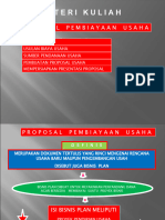 Kewirausahaan 3 Pembiayaan Usaha