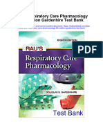 Raus Respiratory Care Pharmacology 8th Edition Gardenhire Test Bank