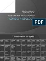 Semana 2 Clase 1 Tejido Epitelial