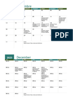 Calendario Dar Seguimiento