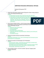 Pertanyaan Evaluasi Pembekalan POP