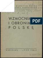 - Wzmocnimy i obronimy Polskę-Służba Młodych Obozu Zjednoczenia Narodowego (1938)