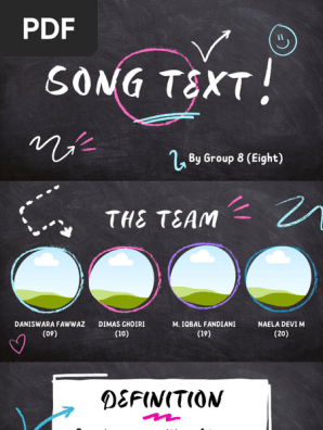 Presentasi Song Text 