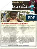 October & November God Loves Kids News Letter