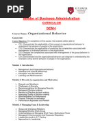 MBA Syllabus