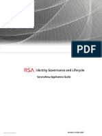 RSA Identity Governance and LifeCycle ServiceNow AppGuide