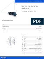 UCFL 204 Oval Flanged Ball Bearing Units - 20210825