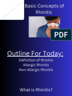 Basic Concepts of Rhinitis 