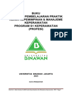 Buku Panduan Praktek Profesi Keperawatan Manajemen