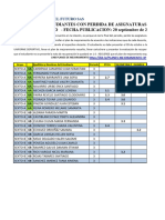 Relacion de Estudiantes Con Perdida de Asignaturas PERIODO: TERCERO - FECHA PUBLICACION: 20 Septiembre de 2023