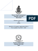 Bca Syllabus